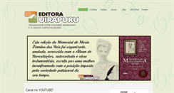 Desktop Screenshot of editorauirapuru.com.br